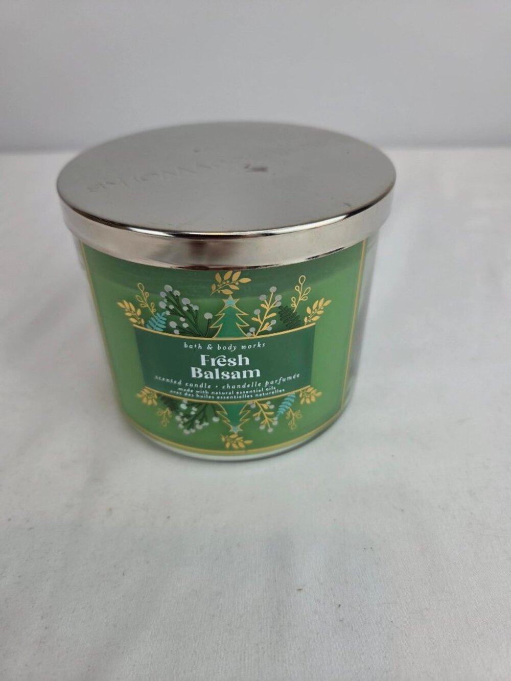 Bath & Body Works Fresh Balsam 3-Wick Candle 14.5 oz NEW